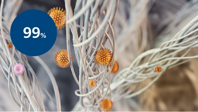 Tar bort upp till 99,9&nbsp;% av virus