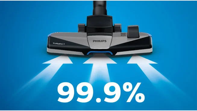 Recoge hasta el 99,9&nbsp;% de polvo**