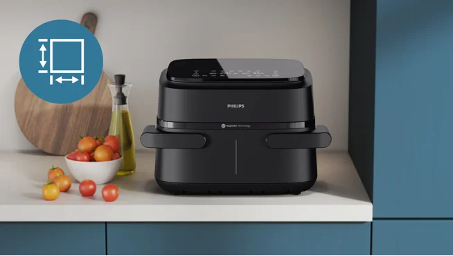 Compact et poignées ergonomiques